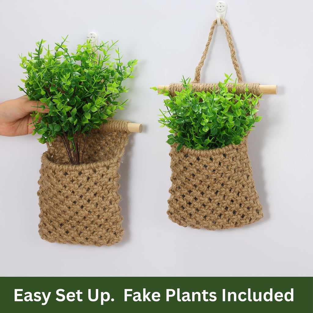 Macrame Wall Hanging Plant Decor Set