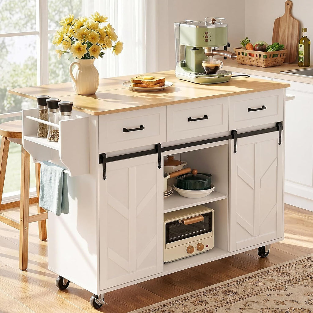 Rolling Kitchen Island With Power Outlet